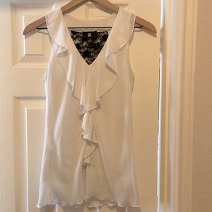 White tank blouse size small